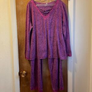 Jaclyn Smith Woman 2Pc Pajama Set Sz 2X